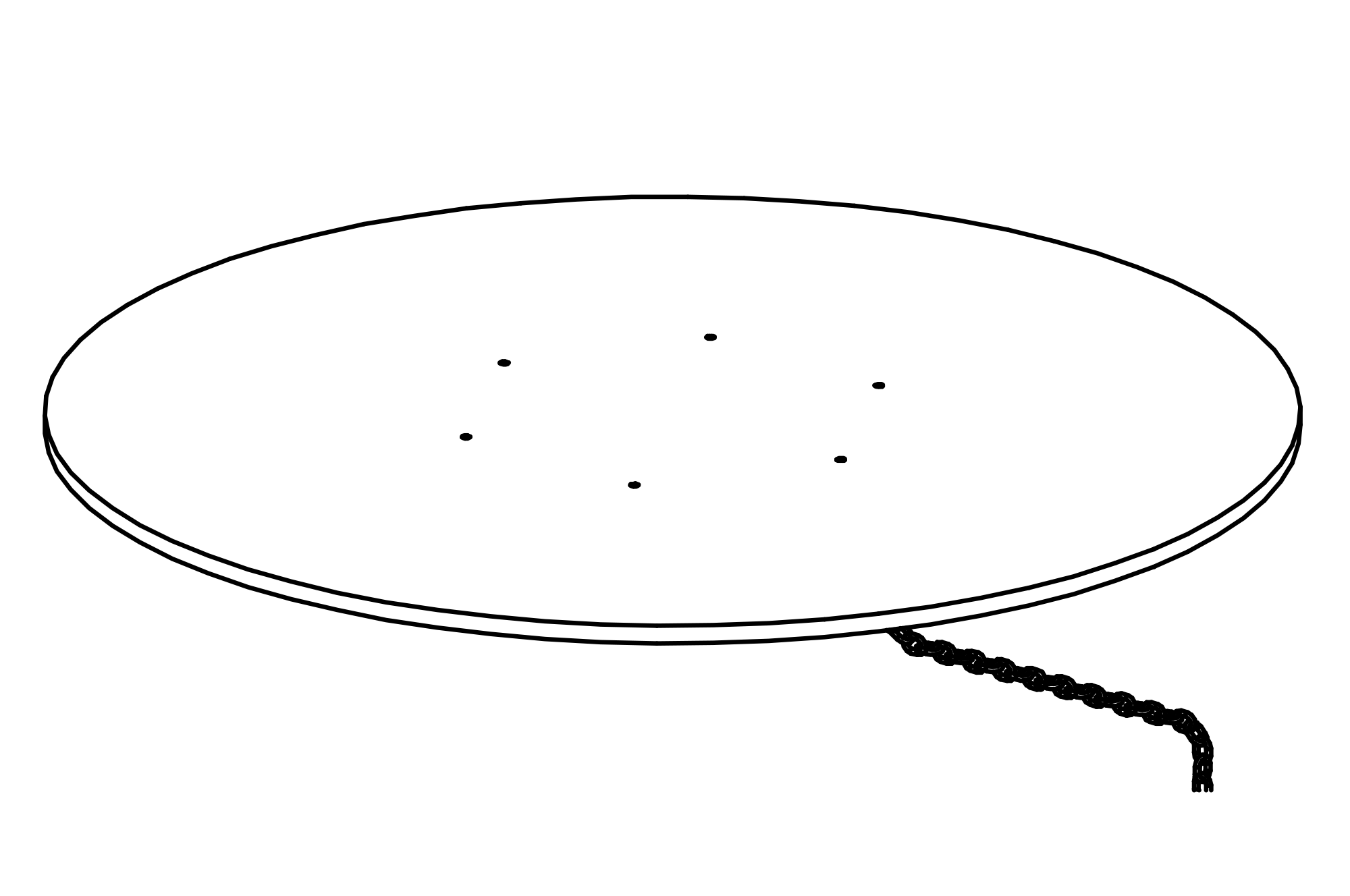 Small Balancing Disc, diameter = 120 cm