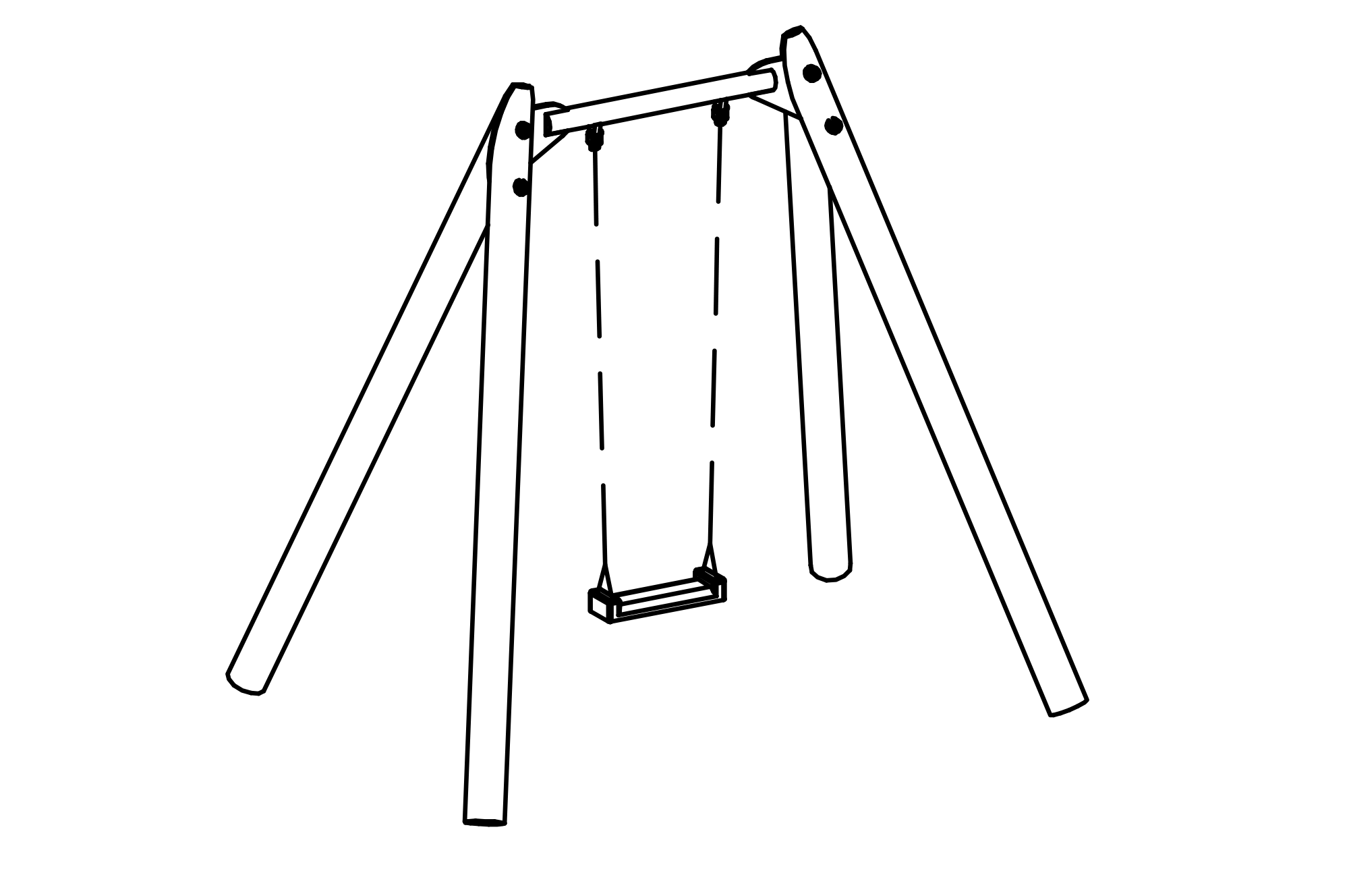 Multi-surface Swing special, height =2.50 m