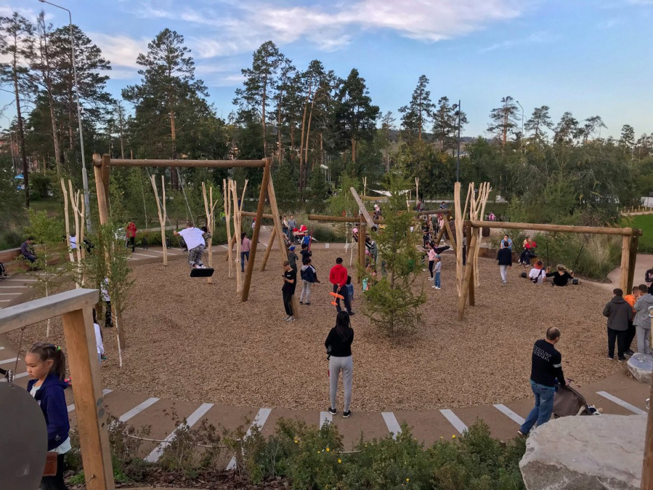 Nature Playground Slides