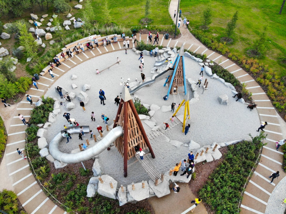 Nature Playground Slides