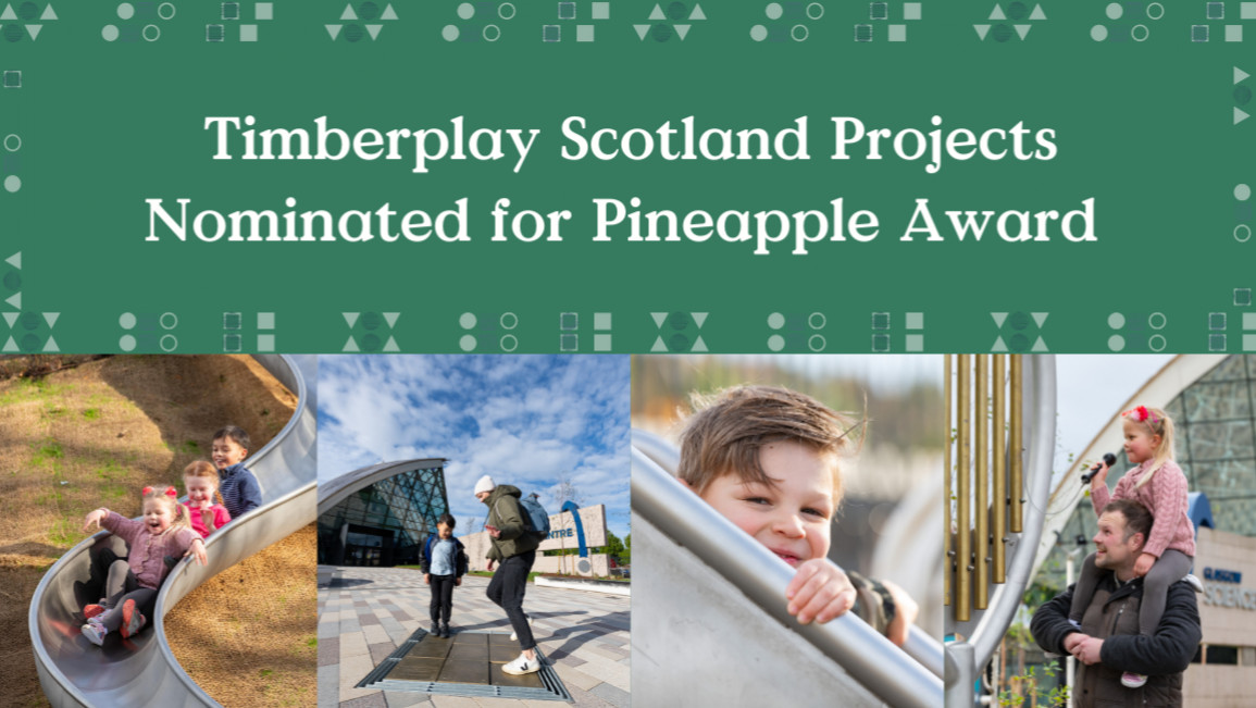 Timberplay Scotland involved in Projects nominated for Pineapple Awards